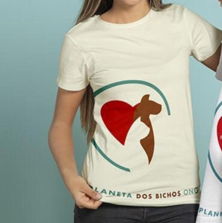 Camisa Voluntário ONG Planeta dos Bichos
