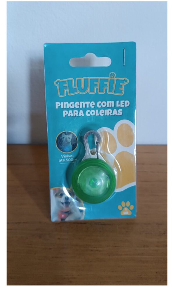Pingente com Led para coleira