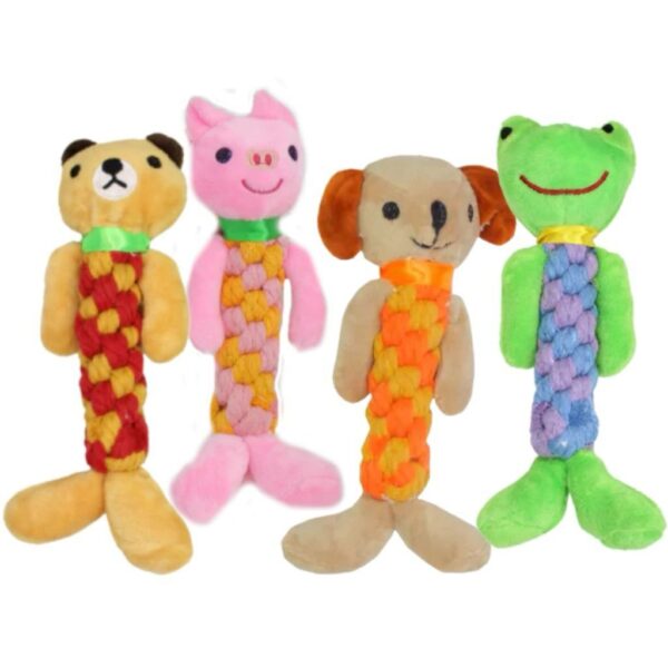 Brinquedo com corda trança