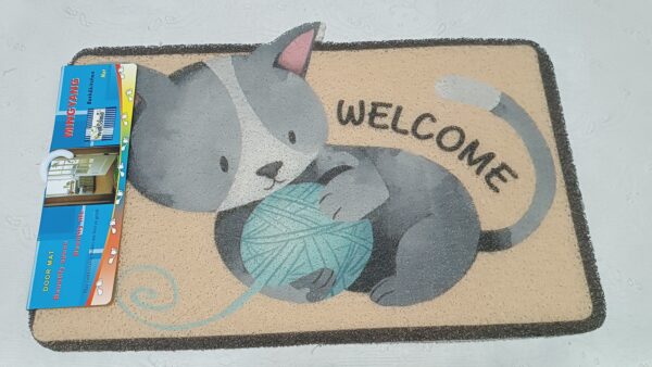 Tapete cat cinza