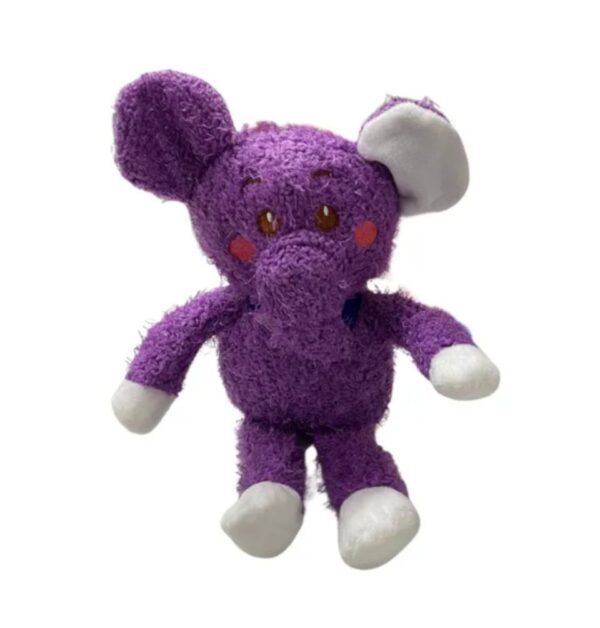 Elefante roxo pelúcia
