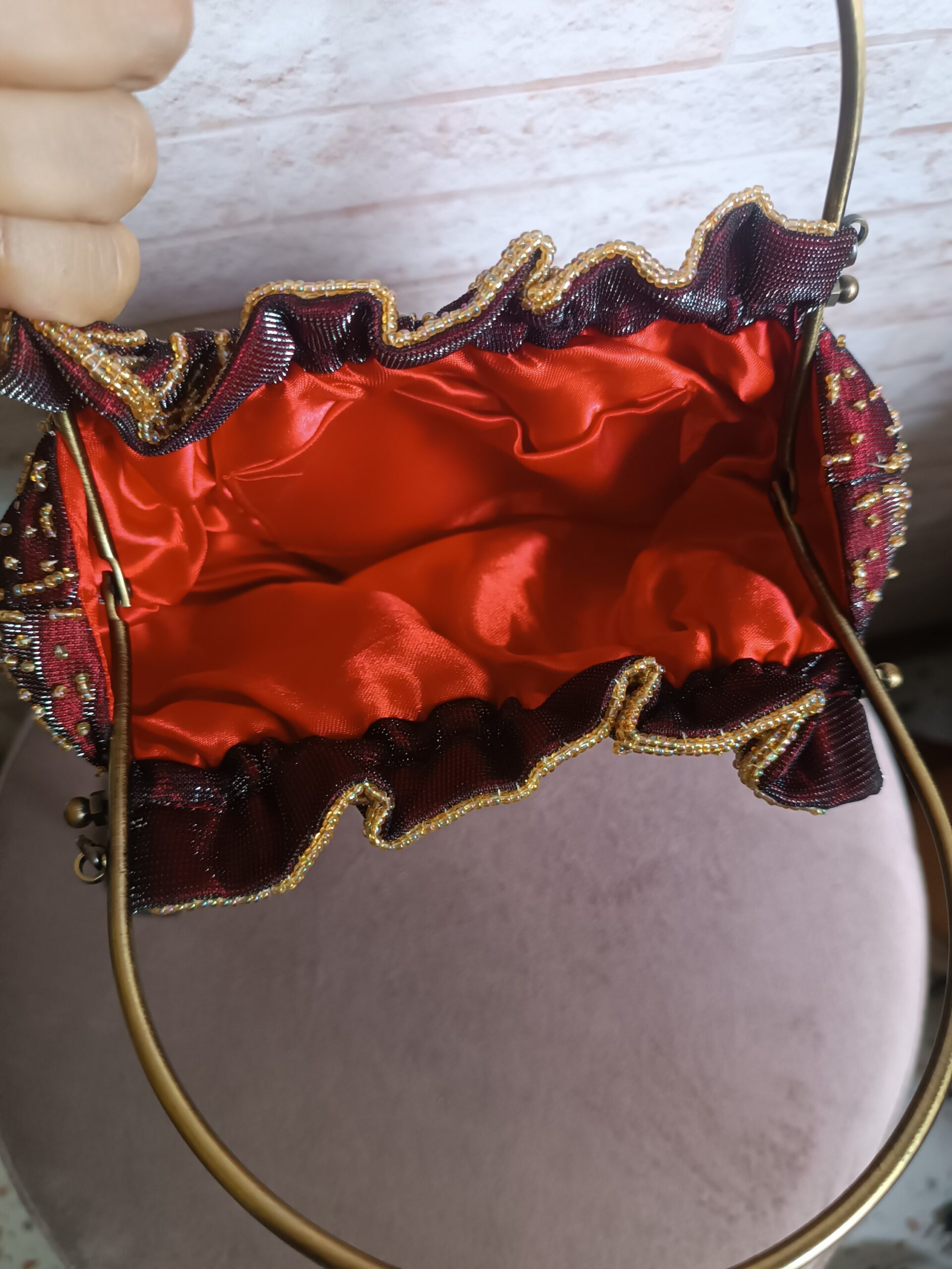 Bolsa bordada - seminova - Imagem 3